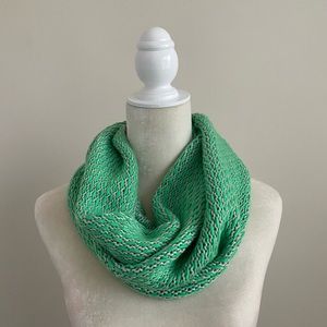 Green and Grey Infinity Scarf